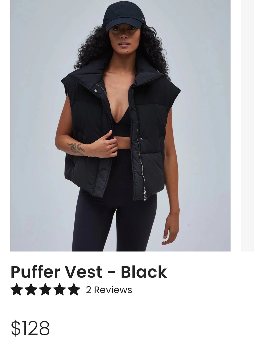 Puffer Vest - Black